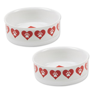 DESIGN IMPORTS Anti-Skid Pet Bowl (Set of 2)