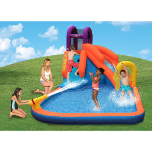 MAGIC TIME INTERNATIONAL 15.3' x 25' Inflatable Water Slide