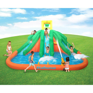 MAGIC TIME INTERNATIONAL Kahuna 15' x 15' Inflatable Water Slide (Set of 6)