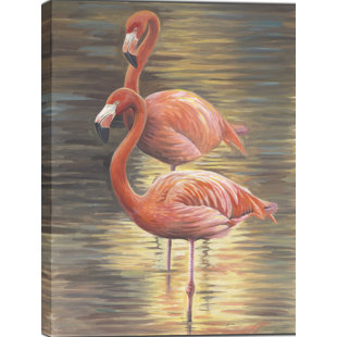 BAYLAND COLLECTION " Flamingo " Painting Print