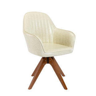 PORTHOS HOME Oran Upholstered Swivel Arm Chair