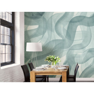 KAREN REVIS Waves 9' L x 135" W Wall Mural