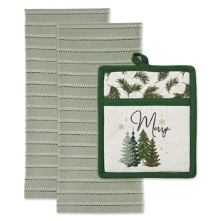 Design Imports Cotton Potholder Set