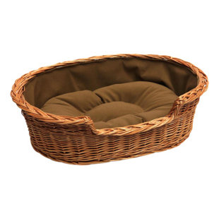 ARCHIE & OSCAR Galilea Pet Basket Bed in Brown