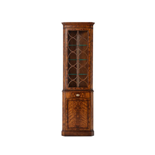 THEODORE ALEXANDER Essential Georgian England Lighted Corner China Cabinet