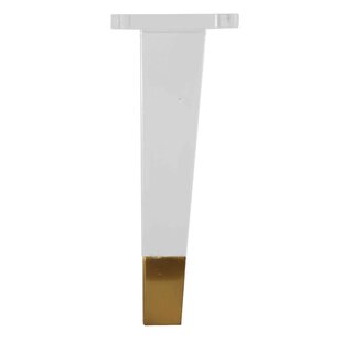 Cortesi Home Acrylic Leg With Brass