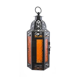 FINE LIFE PRODUCTS Moroccan Iron Tabletop Lantern