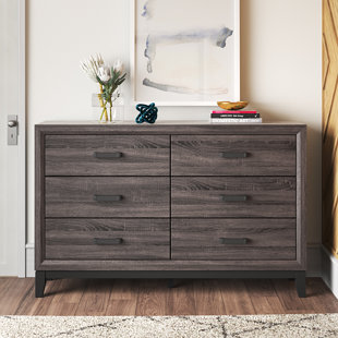 MERCURY ROW® Boyett 6 Drawer Double Dresser