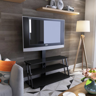 IANIYA Kyan TV Stand for TVs up to 65", Media Console with Swivel Mount and Storage Shelves