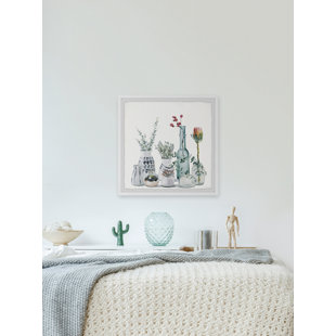 PARVEZ TAJ 'Homey Blooms' Framed Print