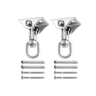 Goodwish Metal Sliver Swing Set Hardware (Set of 2)