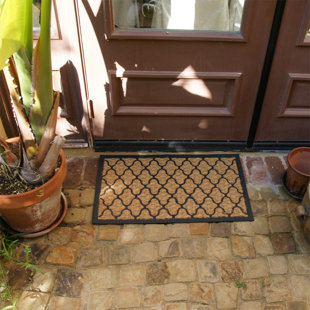 RUBBER-CAL, INC. Geometric Outdoor Doormat