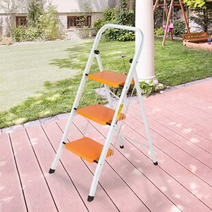 WFX UTILITY™ Casablanca 3 - Step Steel Lightweight Folding Step Ladder