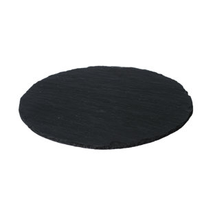 THE JUST SLATE COMPANY Slate Solid Colour Round Placemat (Set of 2)