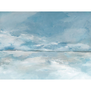CHELSEA ART STUDIO Cloudy Coast II by Barclay Butera - Wrapped Canvas Painting