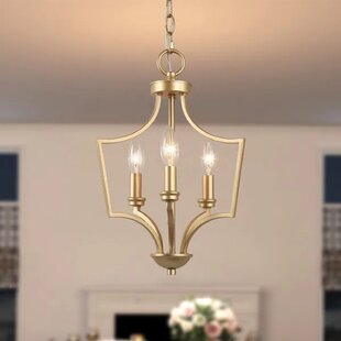 BREAKWATER BAY Aldrich 3 - Light Gold Lantern Pendant