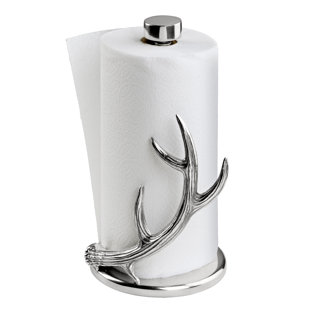 ARTHUR COURT DESIGNS Antler Metal Paper Towel Holder