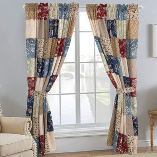 CANORA GREY Cohoba Cotton Blend Semi Sheer Curtain Pair (Set of 2)