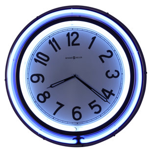 HOWARD MILLER® Studio Neon Metal Wall Clock