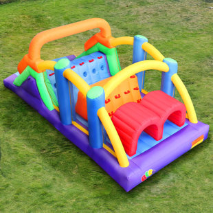 BESTPARTY 8' x 18' Bounce House with Air Blower