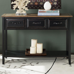 MISTANA Takia 106.93Cm Solid Wood Console Table