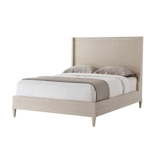 THEODORE ALEXANDER TA Studio Leather Wingback Bed