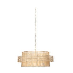 JOSS & MAIN Aileen 2 - Light Natural/Beige Unique/Statement Pendant