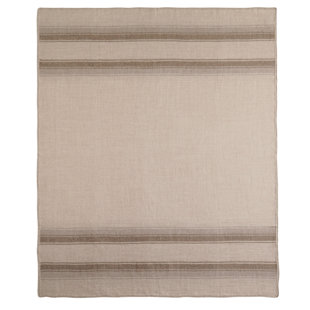 FIBRE BY AUSKIN Baby Alpaca Woven Fleece Throw