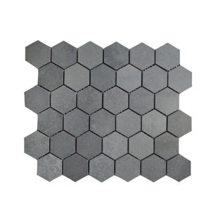 SYMPLE STUFF Prestonne 2" x 2" Natural Stone Mosaic Floor Tile