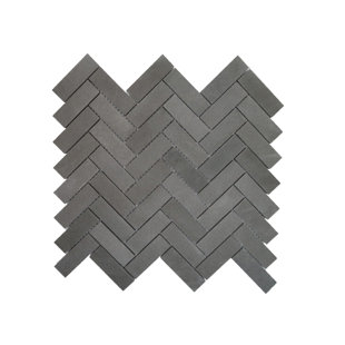 SYMPLE STUFF Prestwyck 1" x 3" Natural Stone Mosaic Floor Tile