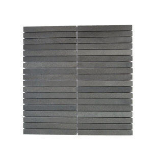 SYMPLE STUFF Desmonde 1" x 6" Natural Stone Mosaic Floor Tile