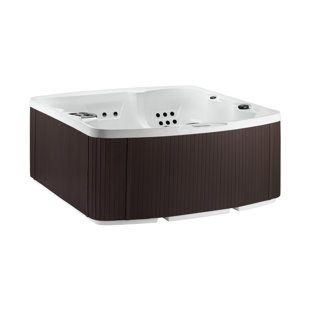 LIFESMART SPAS AND SAUNAS Lifesmart Spas LS550 Plus 230 Volt 5-Person 65-Jet Rectangle Hot Tub with Ozonator