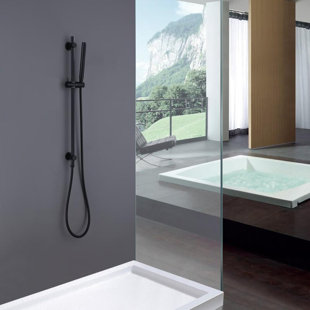 TAPLONG Single Function Handheld Shower Head with Slide Bar