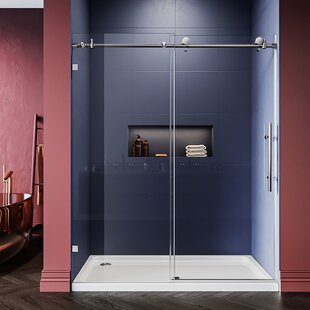 ELEGANT 60" W x 72" H Frameless Sliding Shower Door