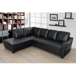 LIFESTYLE FURNITURE 2 - Piece Faux Leather Sectional