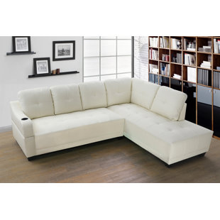 STAR HOME LIVING CORP 2 - Piece Vegan Leather Sectional