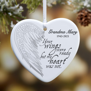 PERSONALIZATION MALL Porcelain Holiday Shaped Ornament