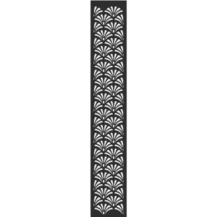 CORE LANDSCAPE PRODUCTS Art Deco Decorative Privacy Screen PVC 1' x 6'