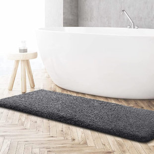 EIDER & IVORY™ Flickinger Microfiber Bath Rug with Non-Slip Backing