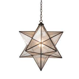 MEYDA LIGHTING Rustic Lodge 1 - Light Craftsman Brown Unique/Statement Pendant