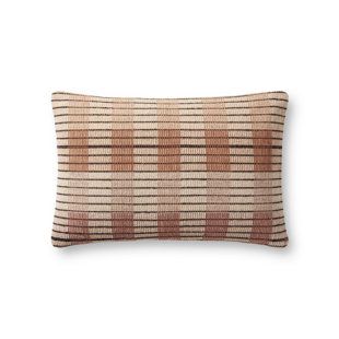 AMBER LEWIS X LOLOI Onofre Striped Cotton Blend Throw Pillow