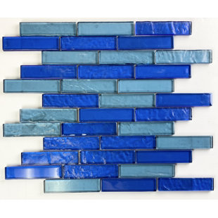 ABOLOS Landscape 1" x 4" Glass Brick Joint Mosaic Wall Tile