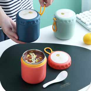 BONYOUN Silicone Soup Flasks,Travel Mug