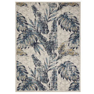 BEACHCREST HOME Nyx Floral Area Rug