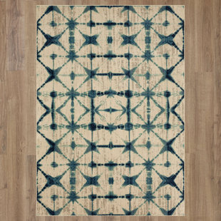 SCOTT LIVING Performance Green/Brown Rug