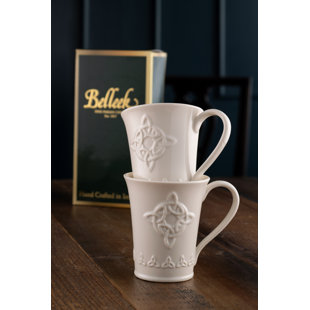 BELLEEK GROUP 2 Piece Coffe Mug Set