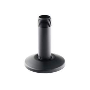 Dyconn Faucet 3 Inch Ceiling Shower Arm with Flange Black Brushed
