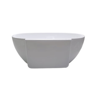 STREAMLINE BATH 1501 mm x 749 mm Freestanding Roll Top Bathtub