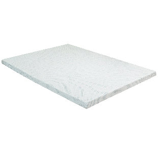 WHITE NOISE 3'' Gel Memory Foam Mattress Topper