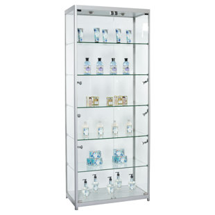 SPECIALTY STORE SERVICES 78'' H x 32'' W Metal Display Cases